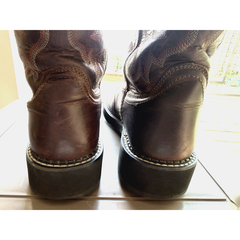 Ariat Women's ProBaby Western Cowboy Leather Boots Driftwood Brown 10001132 7.5B - Picture 15 of 16
